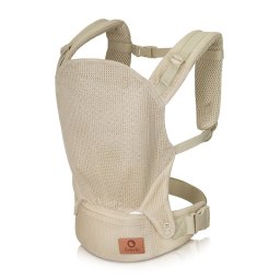 Marsupiu ergonomic, Lionelo, Margareet Air, 3 pozitii de purtare, 4 luni+, Pana la 20 Kg, Material respirabil 3D Air Mesh, Catarama dubla de siguranta, Bej
