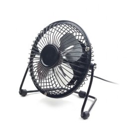 VENTILATOR GEMBIRD de birou, 4 145x141mm, corp de metal, functie inclinare pt ajustare flux de aer, on-off, black, Gembird NF-03 (timbru verde 0.18 lei)