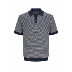 JACK & JONES Polo Jprblukingsley Knit Ss 12291058 19-3922 TCX sky captain
