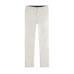 SCOTCH & SODA Pantaloni Stuart Stretch Cotton Chino 179178 0001 off white
