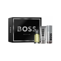 Hugo Boss Bottled Set cadou pentru bărbați 100 ml EDT + 150 ml deodorant spray + 100 ml gel de duș