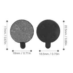 Set placute de frana originale pentru trotineta electrica iSEN X7 Pro, X8, X9, X9 Plus, X9 Pro, X9 Pro Max, X11