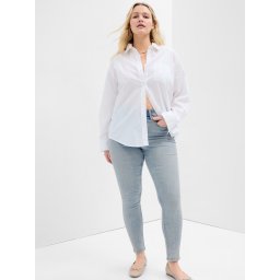Skinny fit pentru femei GAP - albastru deschis