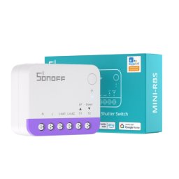 Modul declanșator/perdea Sonoff MINI-RBS inteligent Wi-Fi + telecomandă eWeLink, compatibil cu Matter