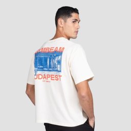 GymBeam Tricou Budapest Cream XXL