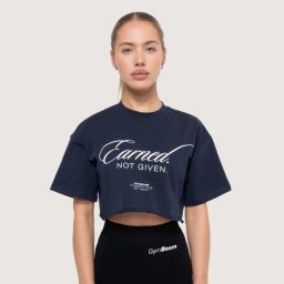 GymBeam Tricou scurt pentru femei Midnight L