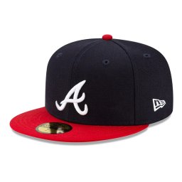 New Era, sapca albastra 59fifty atlanta braves side patch