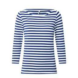 ONLY Tricou 'Fifi Life' albastru / alb
