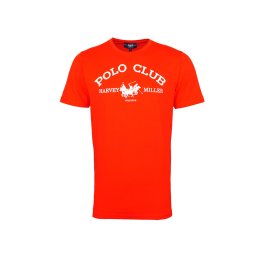 HARVEY MILLER Tricou 'Polo Club' roșu / alb