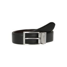 BOSS Curea 'Ollie' negru / argintiu