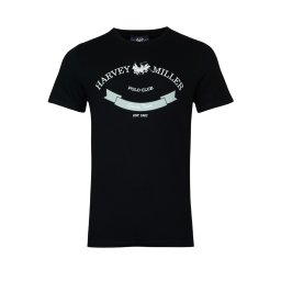 HARVEY MILLER Tricou albastru deschis / negru / alb