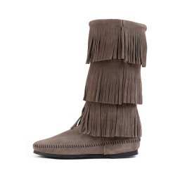 Minnetonka Cizme 'Joia' gri