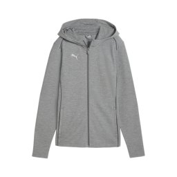 PUMA Bluză cu fermoar sport gri