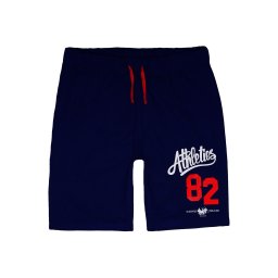 HARVEY MILLER Pantaloni 'Athletics 82' bleumarin / roșu / alb