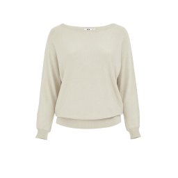 WE Fashion Pulover 'Curve' bej