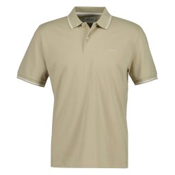 GANT Tricou 'Rugger' bej / alb