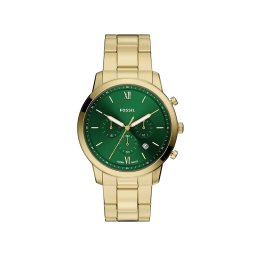 FOSSIL Ceas analogic 'NEUTRA' auriu / verde închis