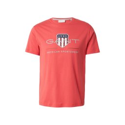 GANT Tricou bleumarin / gri deschis / purpuriu / alb