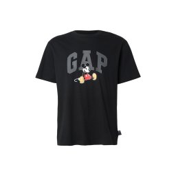 GAP Tricou 'V-DIS X GAP FAM MOMENT' gri / roșu / negru / alb