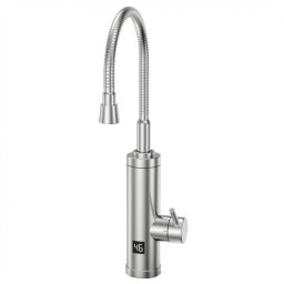 Încălzitor de apă ELITE EHSD-2571, metal, rotire la 360°, afișaj digital, IPX4, argintiu