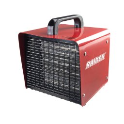 Aeroterma electrica ceramica 3kW RD-EFH07, Debit de 150 m3/h.Volumul zonei încălzite : 78 m2, Rosu