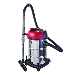 Aspirator industrial umed-uscat 1300W, 30L, filtru HEPA, rezervor inox, funcție priză scule