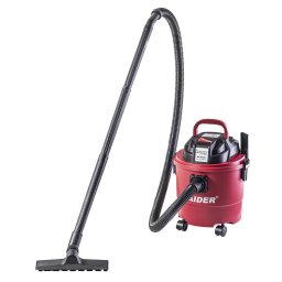Aspirator industrial umed/uscat 1250W, 15L, funcție suflare, multi-suprafețe, roșu