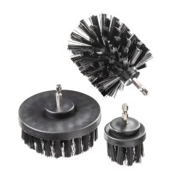 Set 3 perii curatare pentru bormasina HEX 1/4