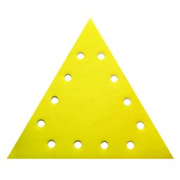 Set 5 bucati smirghel VELCRO triunghiular 285mm grit 80