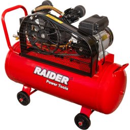 Compresor aer pe curea RD-AC17, 100l, 1.5kW, 170l/min, 2pistoane, Rosu