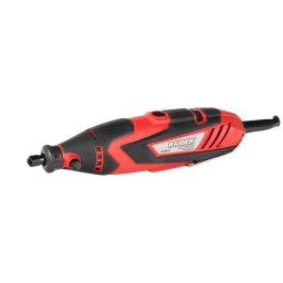 Set mini polizor drept RD-MG12, 135W, viteza variabila 40 acc. Rosu/Negru