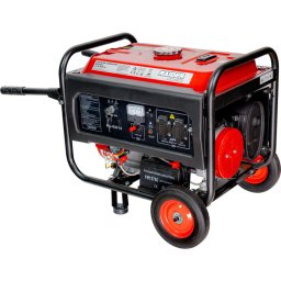 Generator de benzină RD-GG14, 3kW, pornire electrică, Negru/Rosu