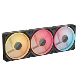 Ventilatoare iCUE Link LX120-R, RGB LED, 120mm, Black, 3 bucati