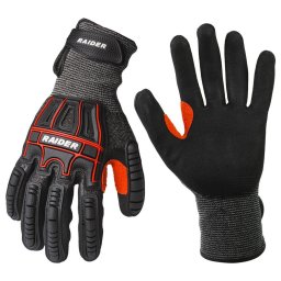 Manusi rezistente la impact si taiere Velcro nr 10 RDP