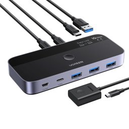 Switch Switch 2In 4Out, Type-C, 3x USB, 10Gbps - Ugreen CM691 (45784) - Black