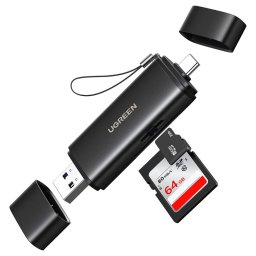Card reader Card Reader Type-C/USB la USB, SD/TF Card, 312MB/s - Ugreen CM803 (65024) - Black