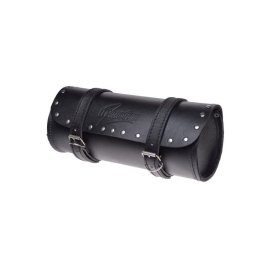 Geanta bagaje piele prindere furca motociclete, 300x120mm