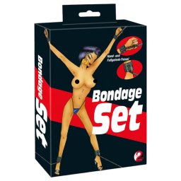 You2Toys - Set bondage 4 piese - accesorii fetiș pentru restricții