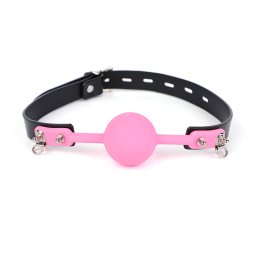 Calus Rosy Pink Silicone Ball Negru