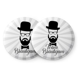 Spielehelden Insignele cu bărbie Petrecerea burlacilor 12 insigne 5,6 cm extra mare Cadou pentru petrecerea burlacilor (DQ-5PX2-M8BO)