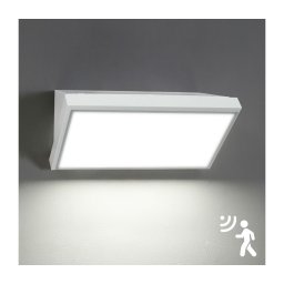 Brilagi-LED Aplică de perete pentru exterior cu senzor TRIANGLE LED/20W/230V alb IP65