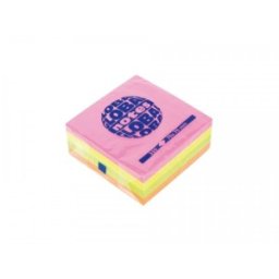 Notite Adezive, 75x75 mm, 320 File, 4 Culori Neon