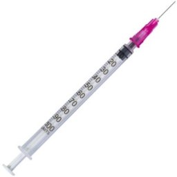 Seringi Insulina cu Ac Detasabil 29G, 0.33 x 13 mm, Roz, 1 ml, 100 Bucati