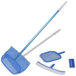 Set de curatare a piscinei 1 perie 2 skimmere 1 tub telescopic GartenMobel Dekor
