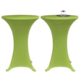 Husa elastica pentru masa, 2 buc., verde, 60 cm GartenMobel Dekor