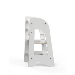 Turn de invatare MamaToyz Learning Tower din MDF, Alb