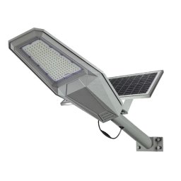 Lampa solara stradala JORTAN 1200W cu telecomanda IP67 6500k aluminiu