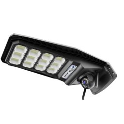 Lampa solara stradala JORTAN 400W cu Camera de Supraveghere 4G Jortan 3MP Ultra HD Vedere Color Noaptea Control din Telefon