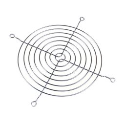 Grilă cu ventilator Classic 140mm - argintiu