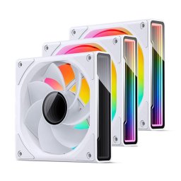 ZK-120WR 3in1 Reverse-Lüfter, RGB - Alb